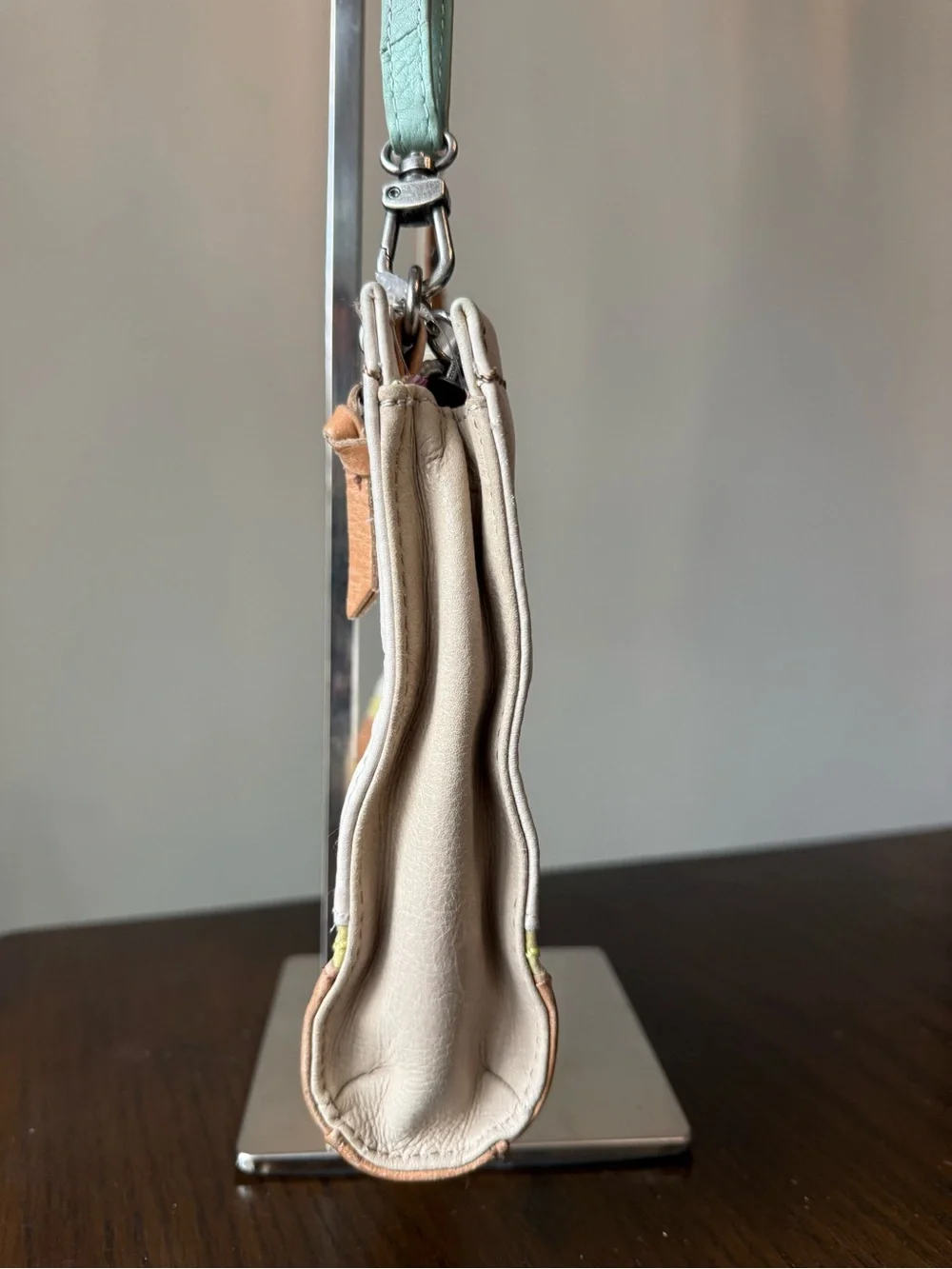 THE SAK Iris Multi Colored Leather 3-way Demi Clutch Crossbody Shoulder Bag
